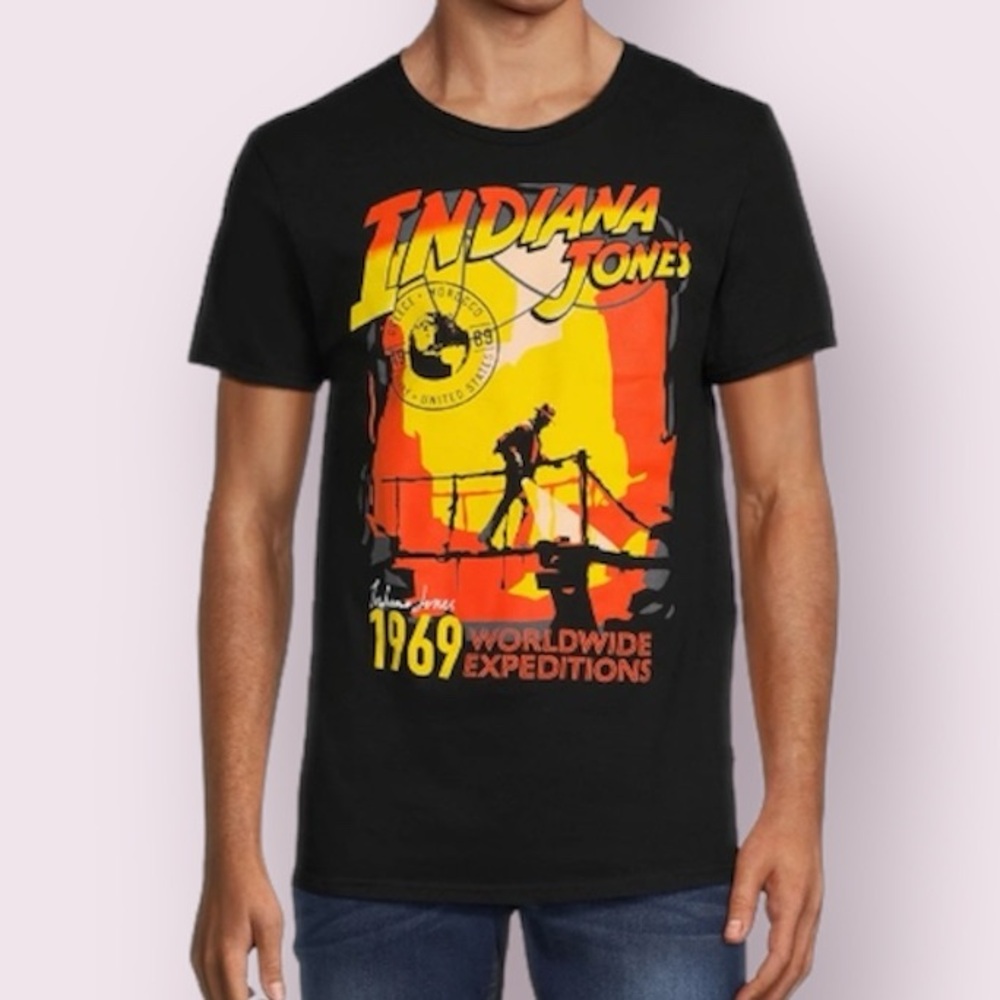 Indiana Jones T-Shirt - Black - NWT